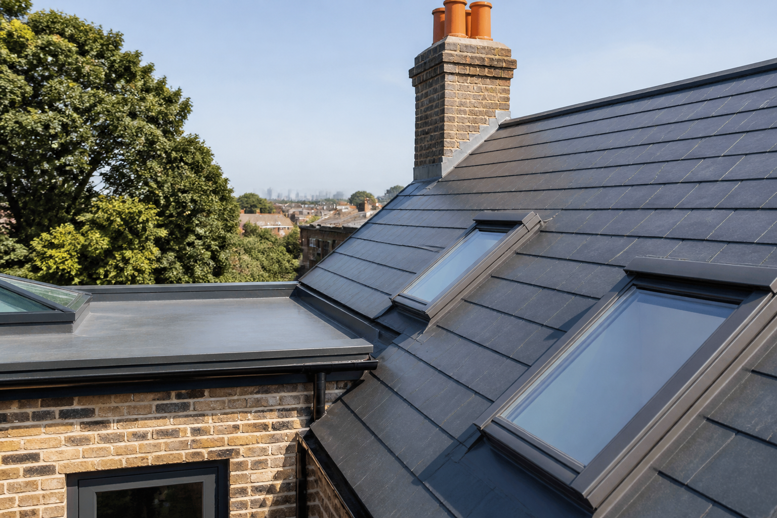 Roofing and guttering