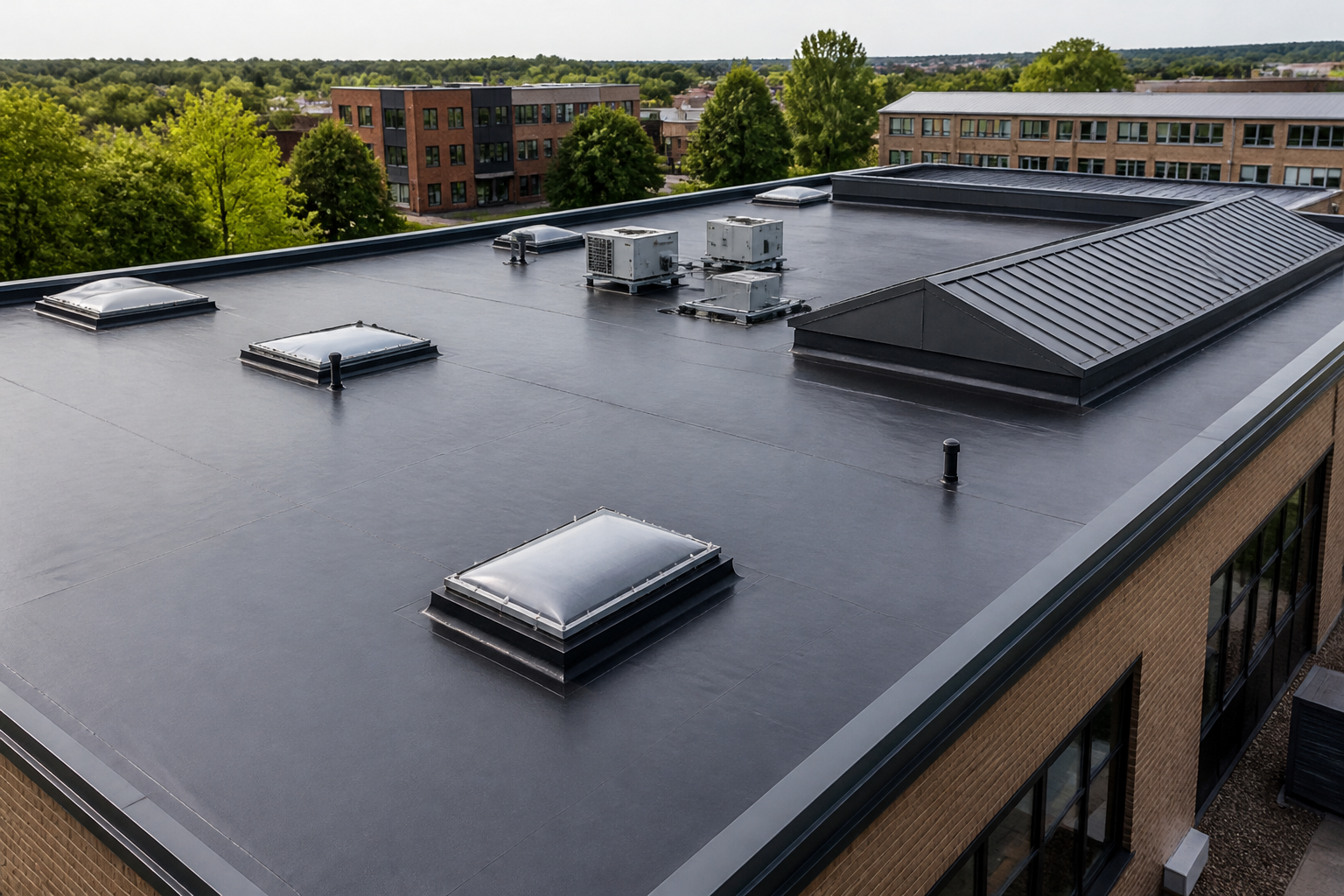 Commercial Flat Roof Renewal service package